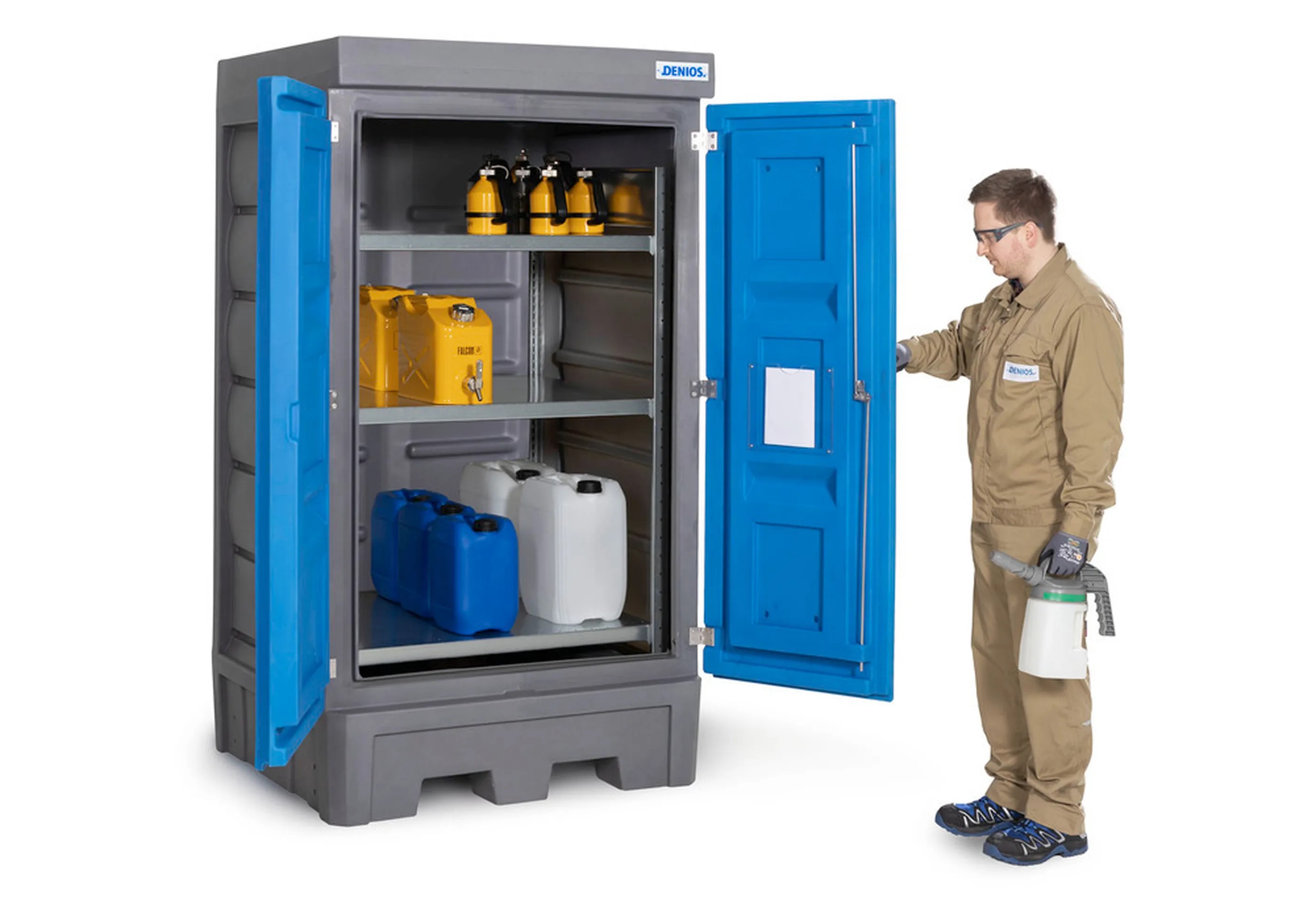 Záchytné vany a sklady na chemikálie