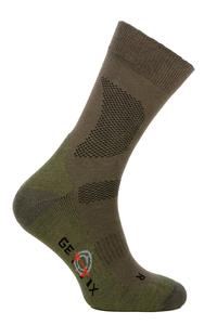 Ponožky Merino Trekking, zeleno-olivové