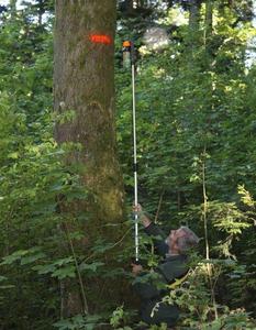Tyč teleskopická na sprej.barvy 124/215 cm